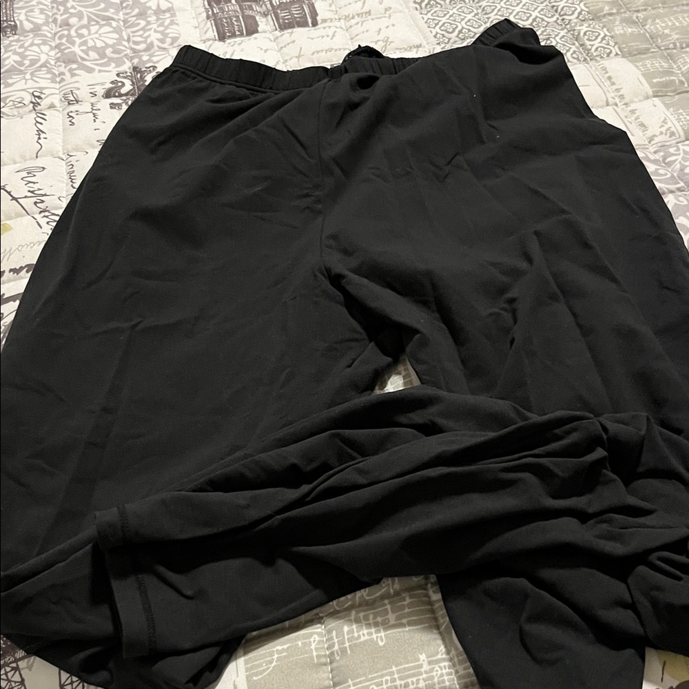 SKIMS Black Relaxed Fit Pants